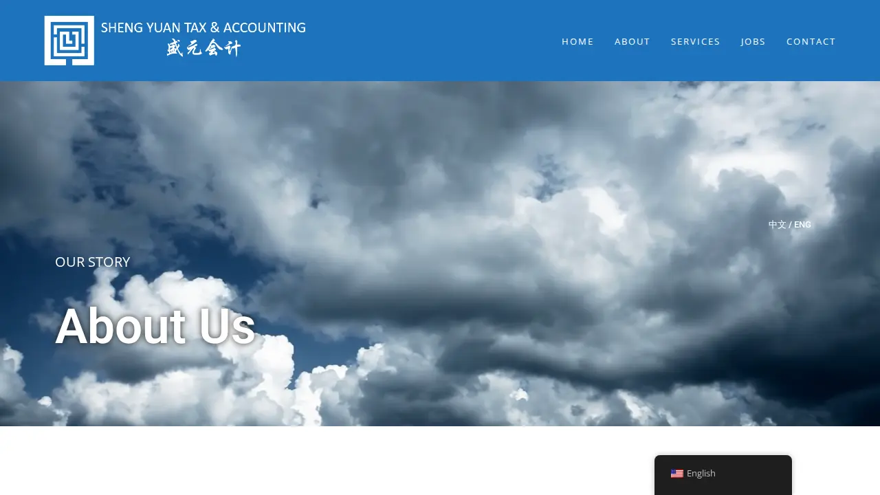 Sheng Yuan Tax & Accounting Service Corp page