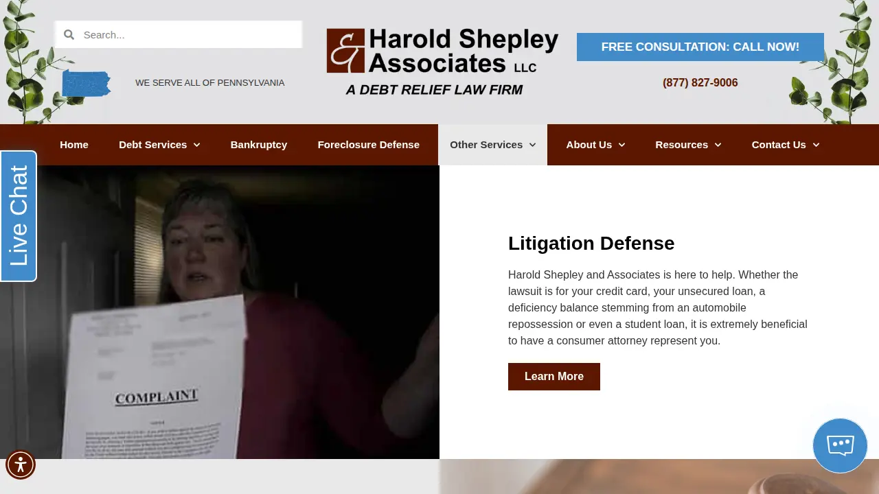 Harold Shepley & Associates Llc page