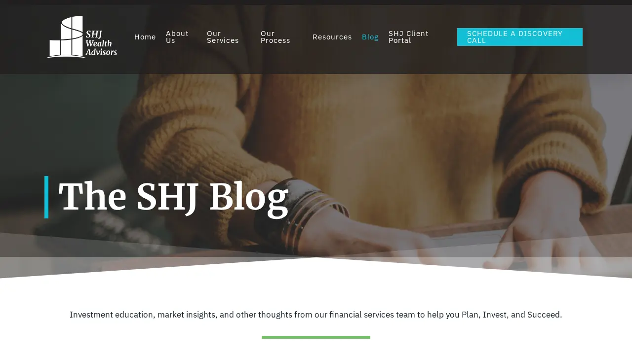SHJ Wealth Advisors page