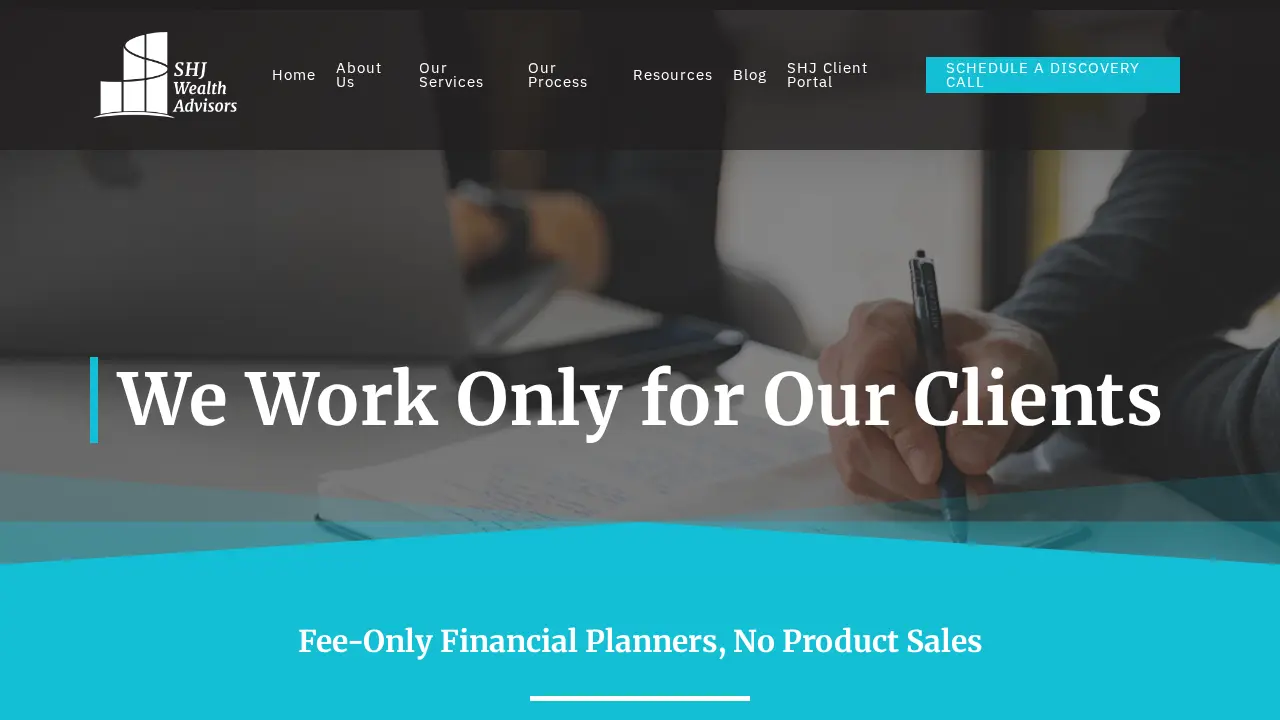 SHJ Wealth Advisors page