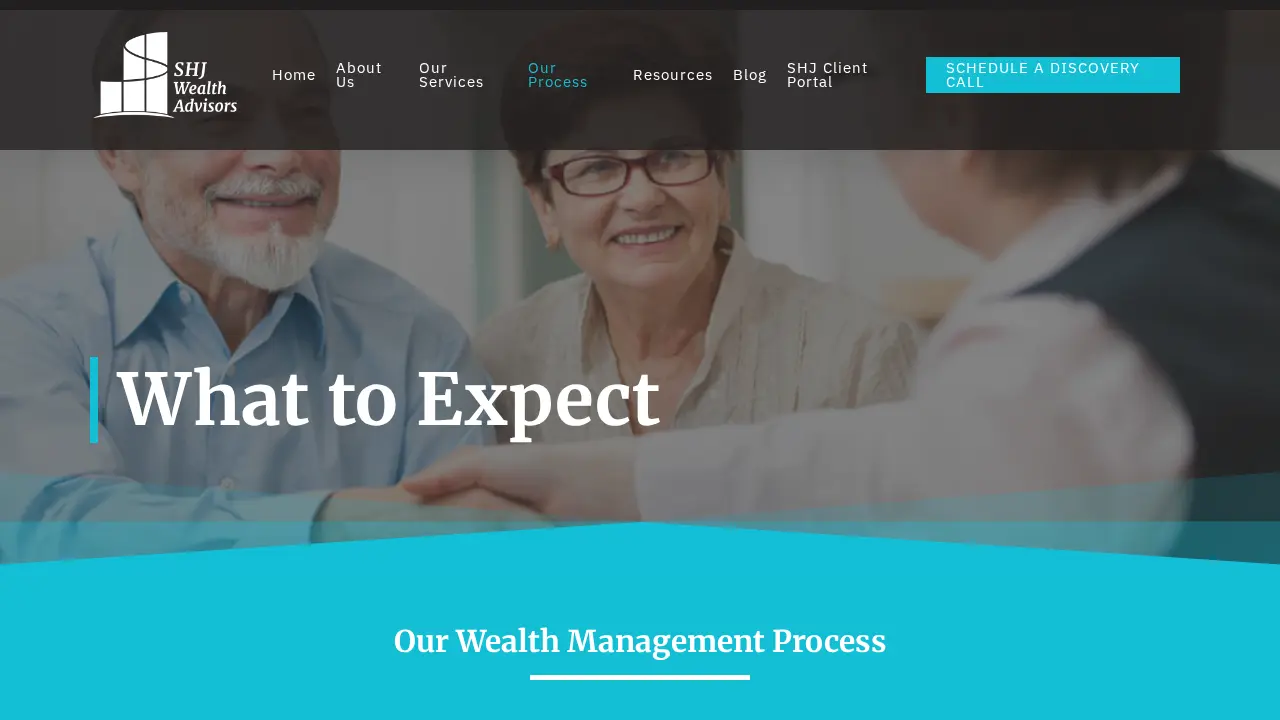 SHJ Wealth Advisors page