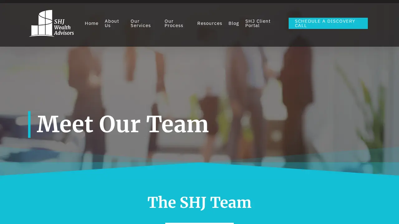 SHJ Wealth Advisors page