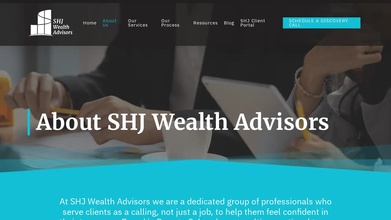 SHJ Wealth Advisors page