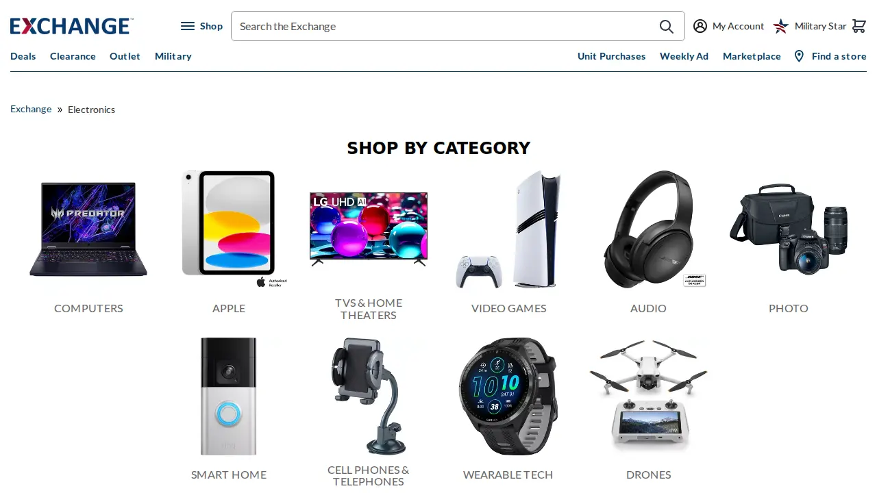 Exchange page