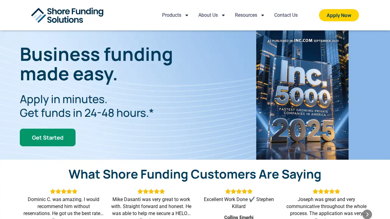 Shore Funding Solutions