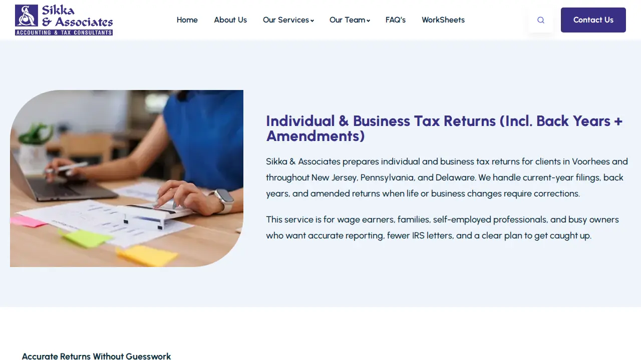 Sikka And Associates page