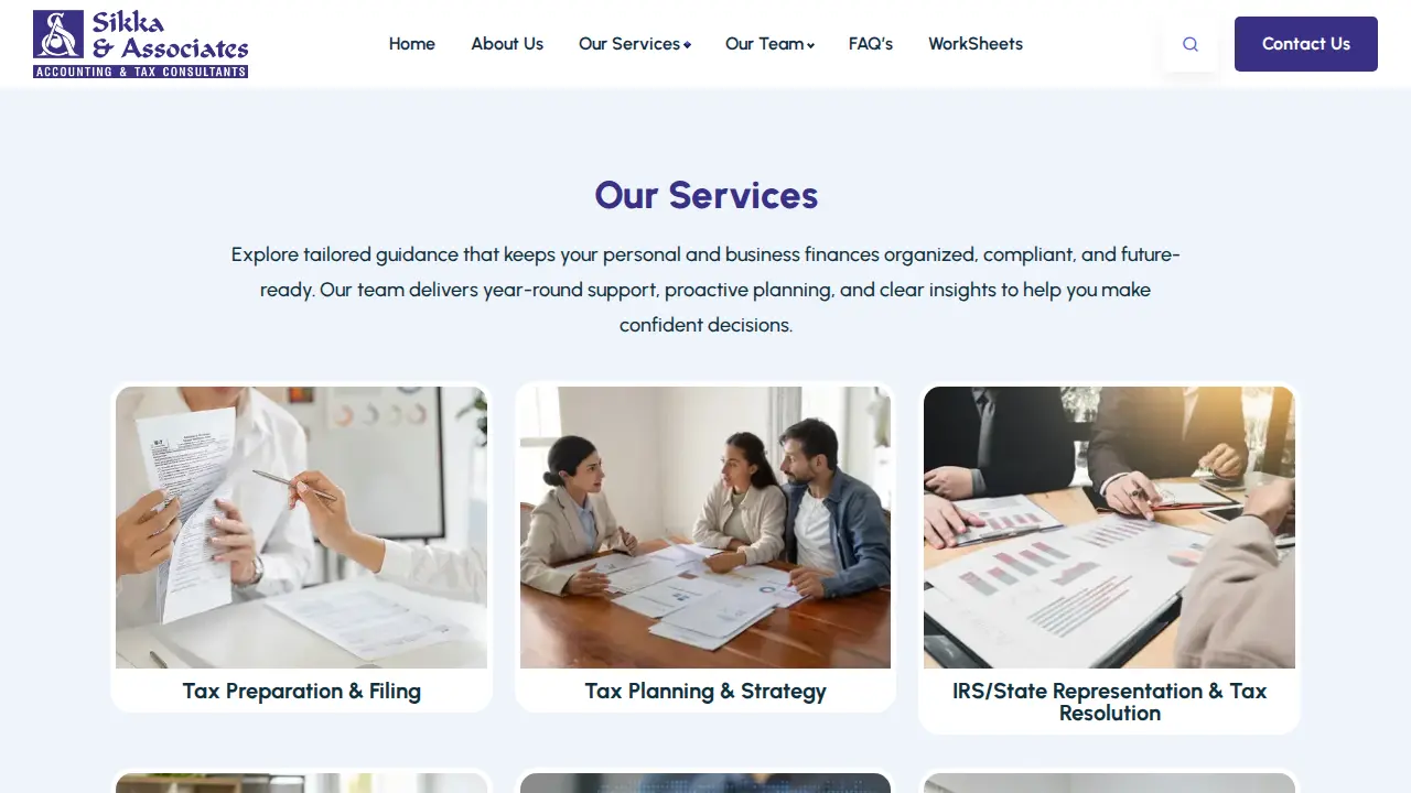 Sikka And Associates page