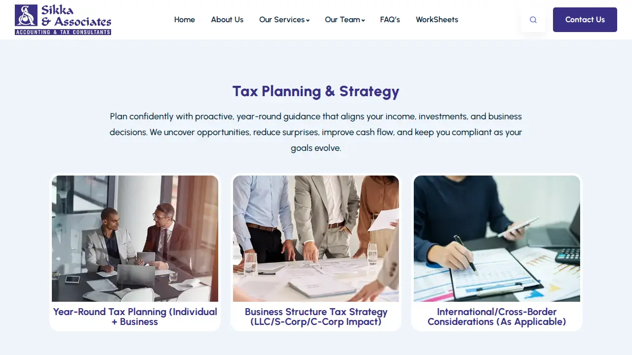 Sikka And Associates page