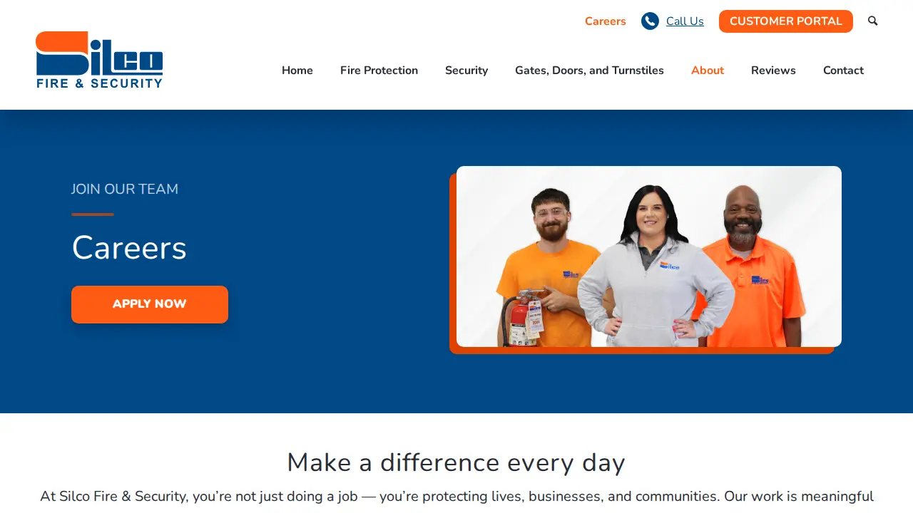Silco Fire & Security Columbus page