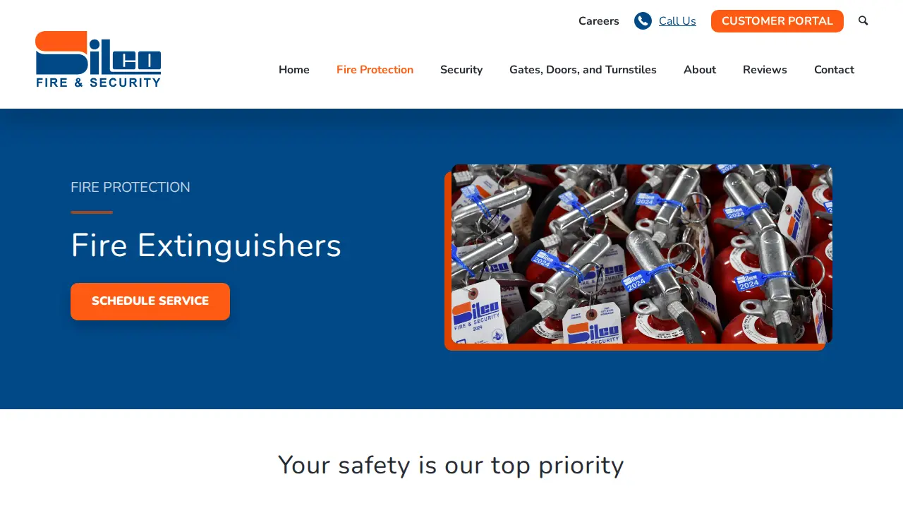 Silco Fire & Security Columbus page