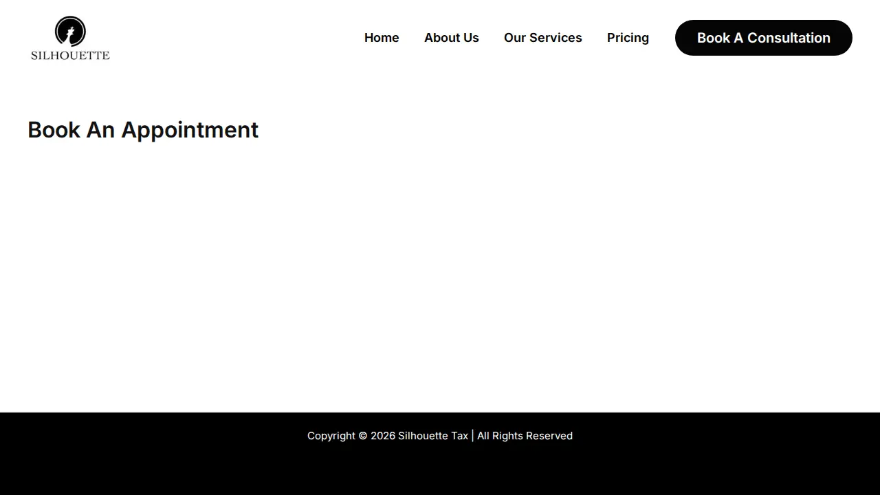 Silhouette Tax page