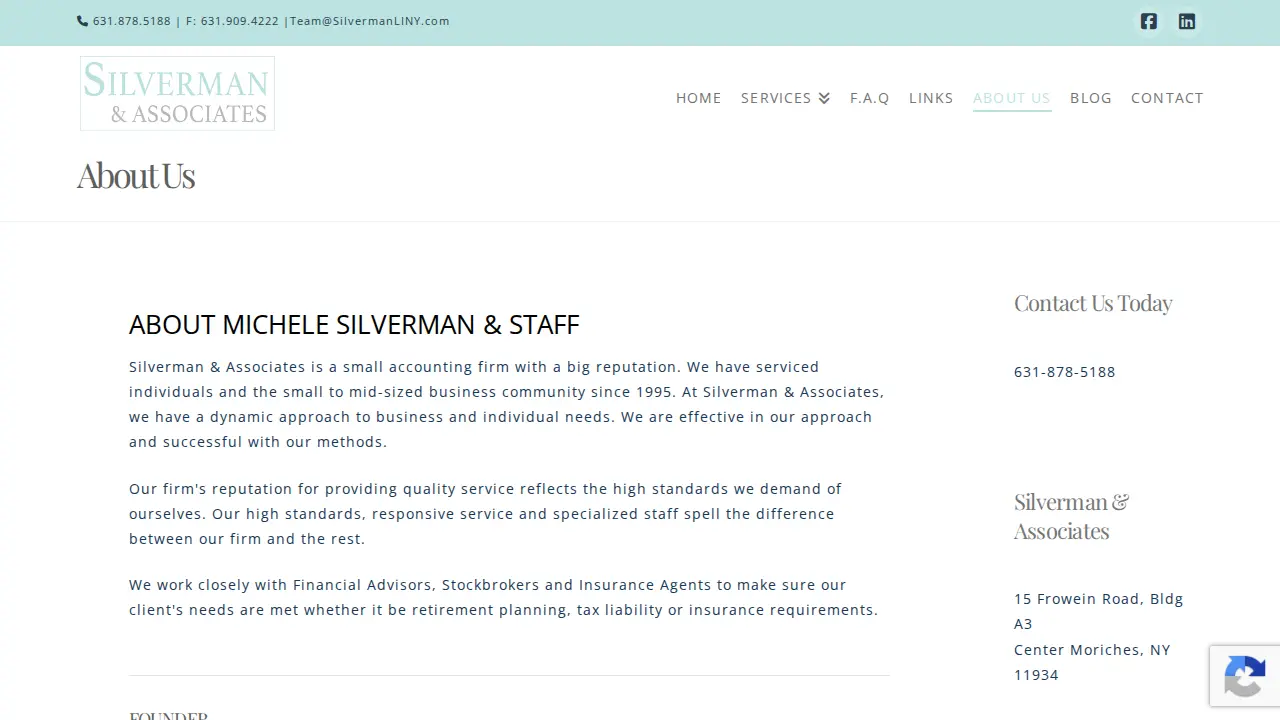 Silverman & Associates page
