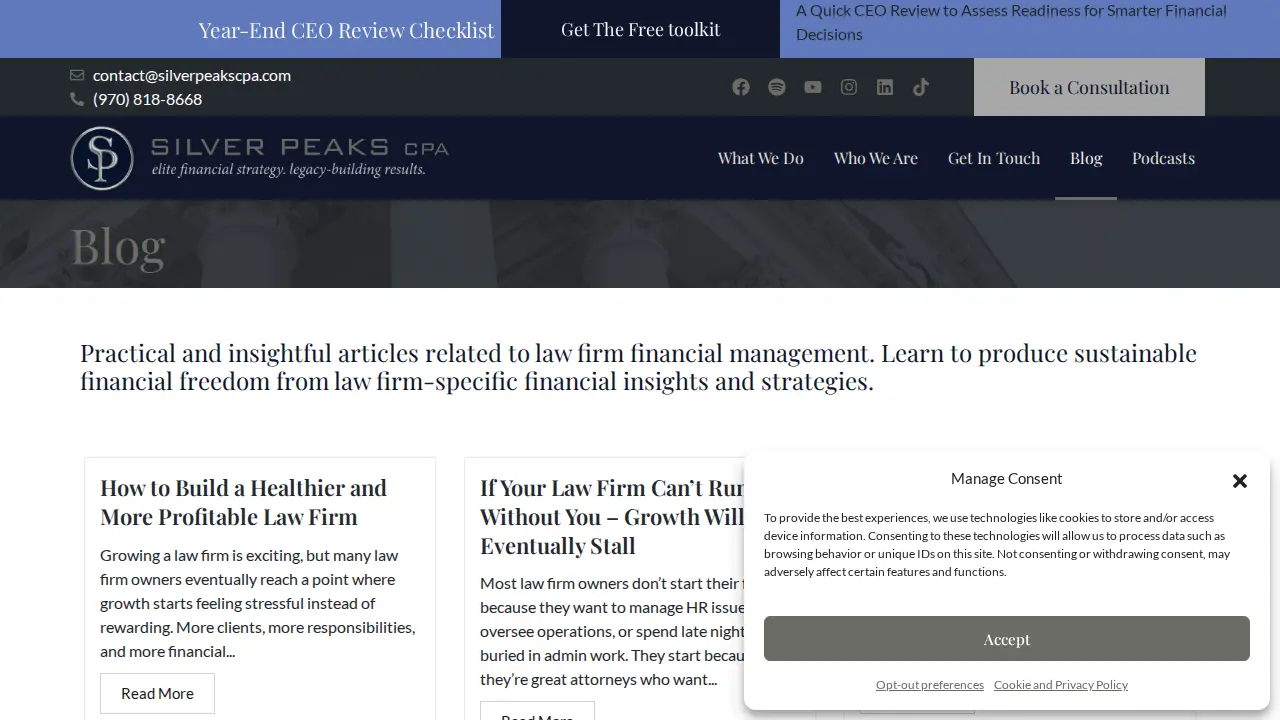 Silver Peaks Accounting Services LLC page