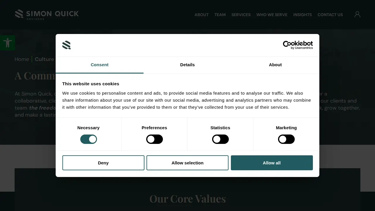 Simon Quick Advisors, LLC page