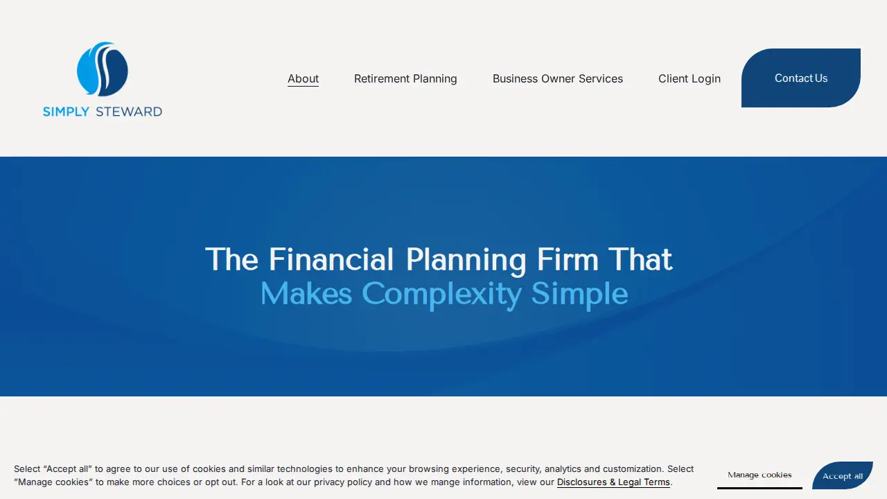 Simply Steward page