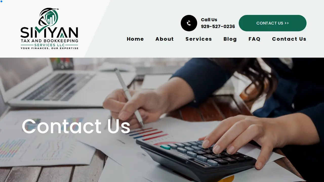 Simyan Tax And Bookkeeping Services LLC page