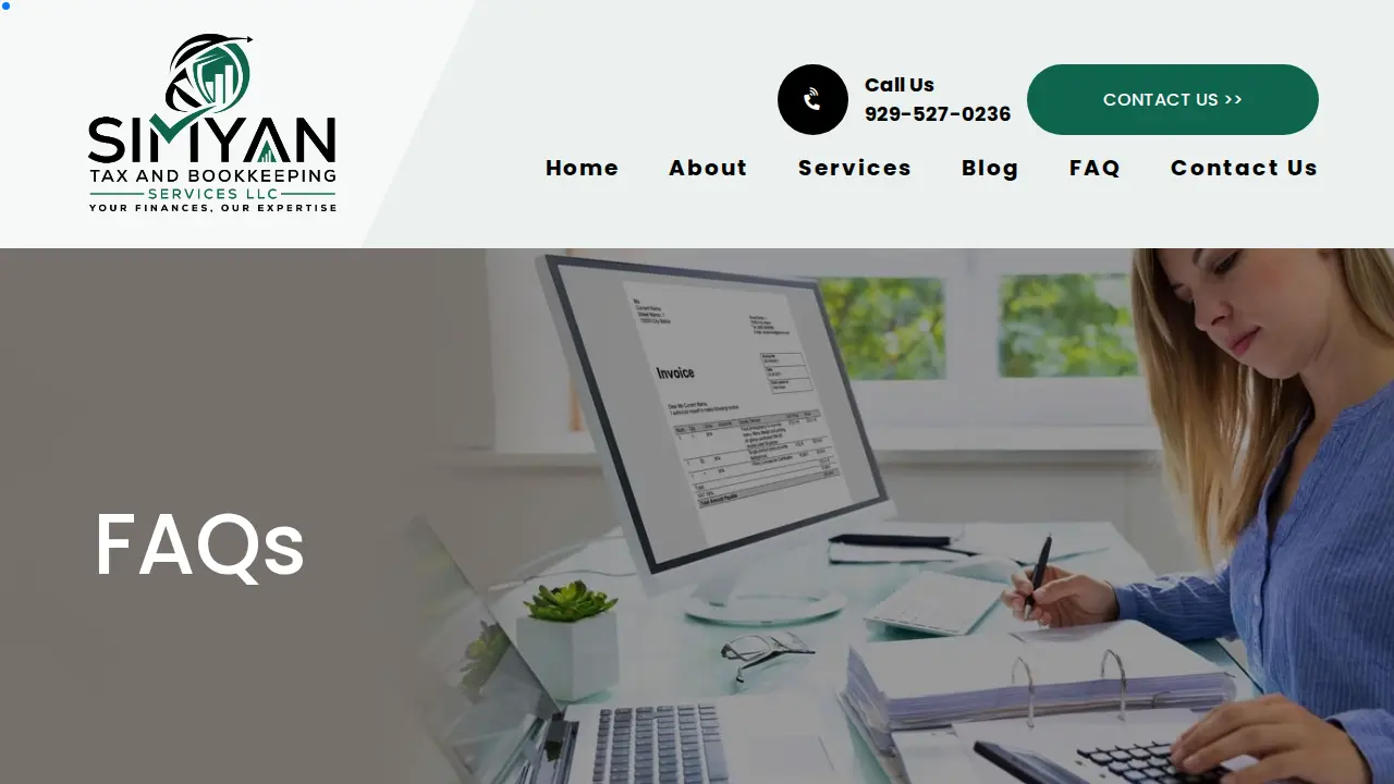 Simyan Tax And Bookkeeping Services LLC page