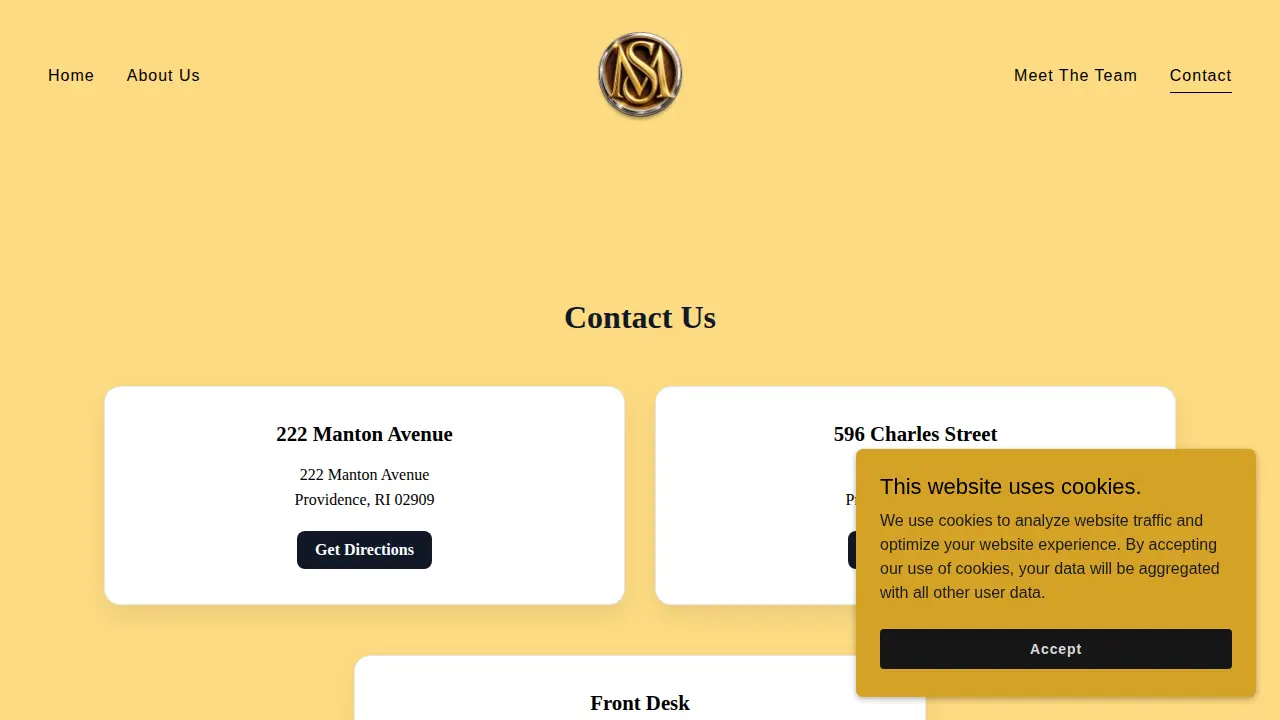 Sin-cere Multiservice page