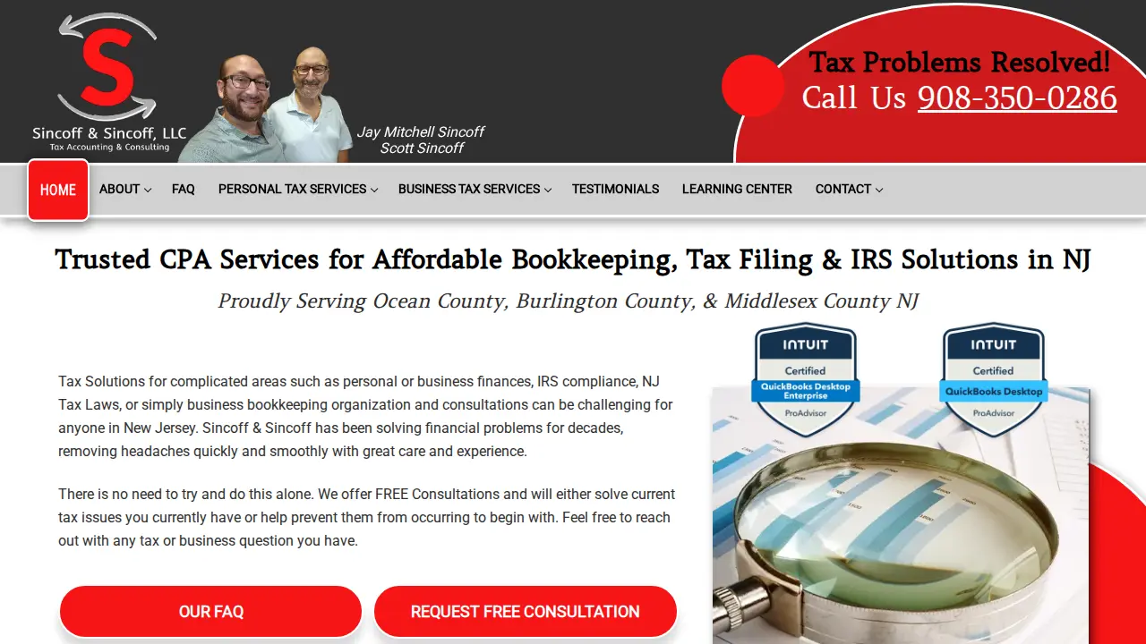Sincoff & Sincoff, LLC website