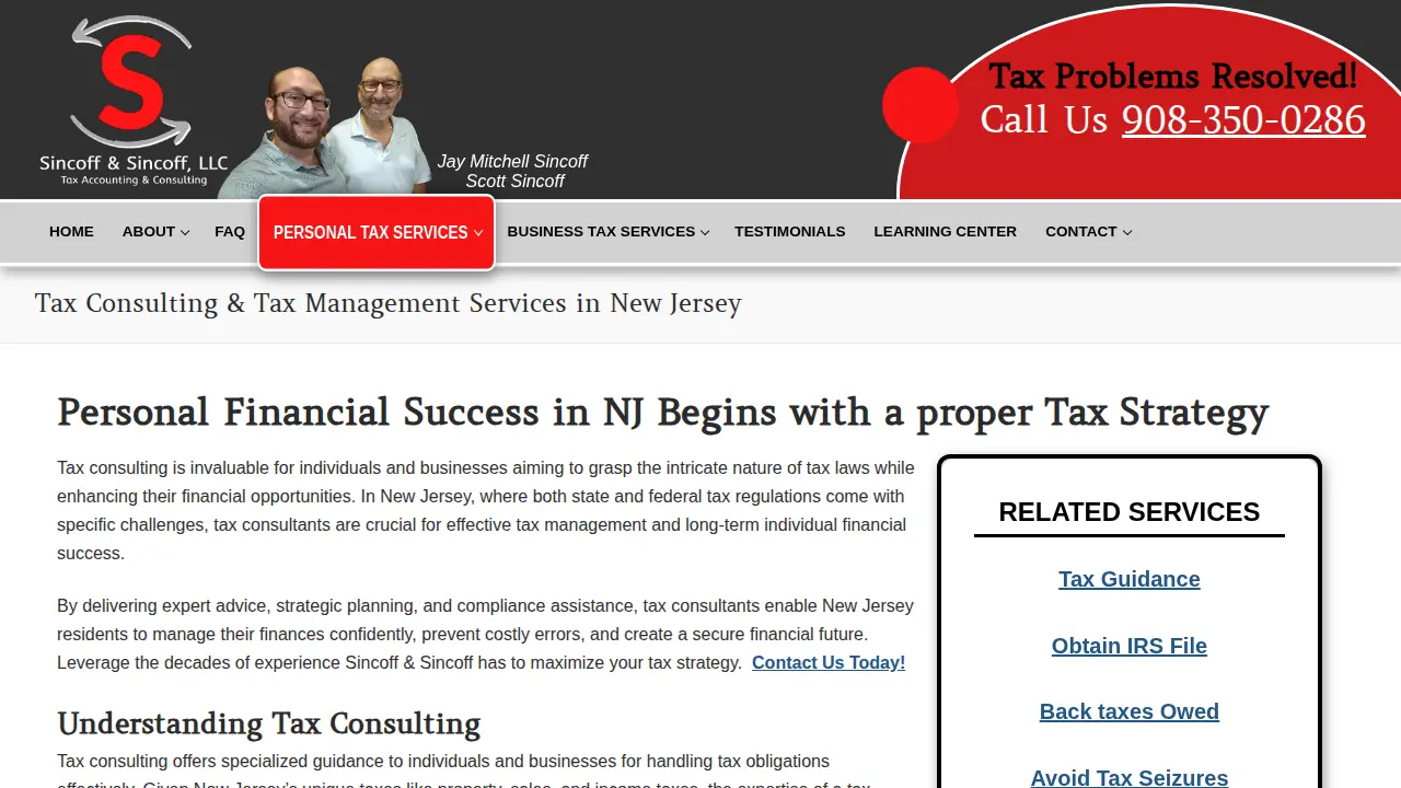 Sincoff & Sincoff, LLC page