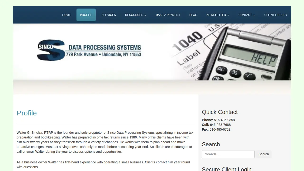 Sinco Data Processing Systems