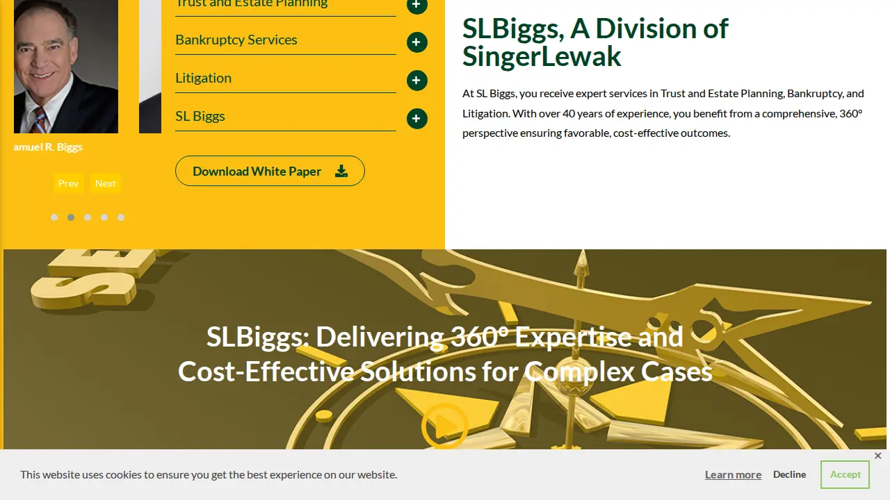 SingerLewak, LLP page