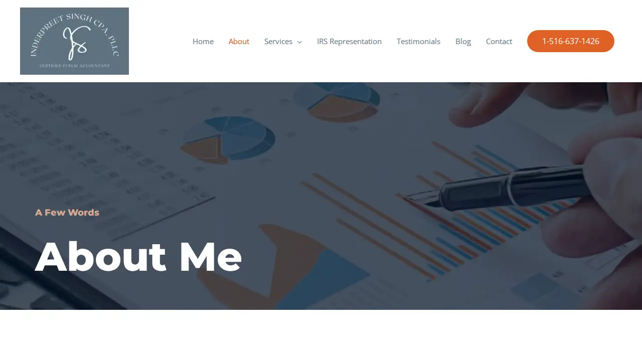 Inderpreet Singh- Certified Public Accountant NYC page