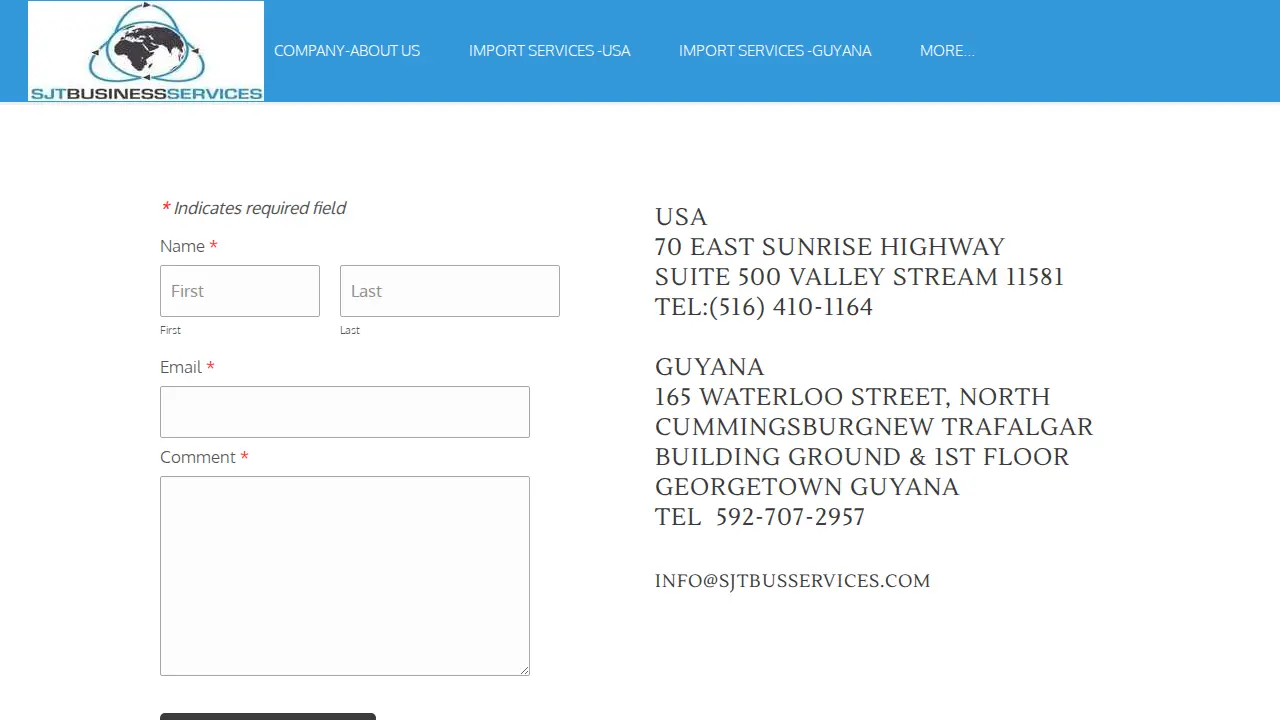 SJT Business Services LLC page