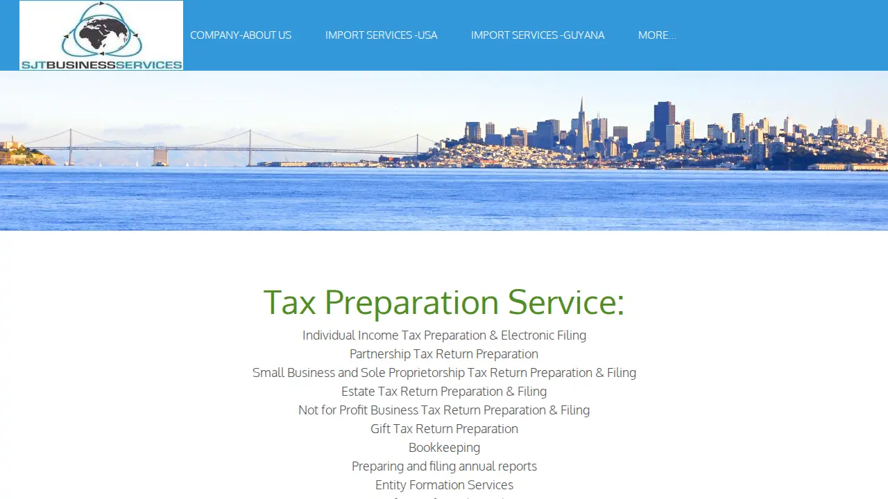 SJT Business Services LLC page