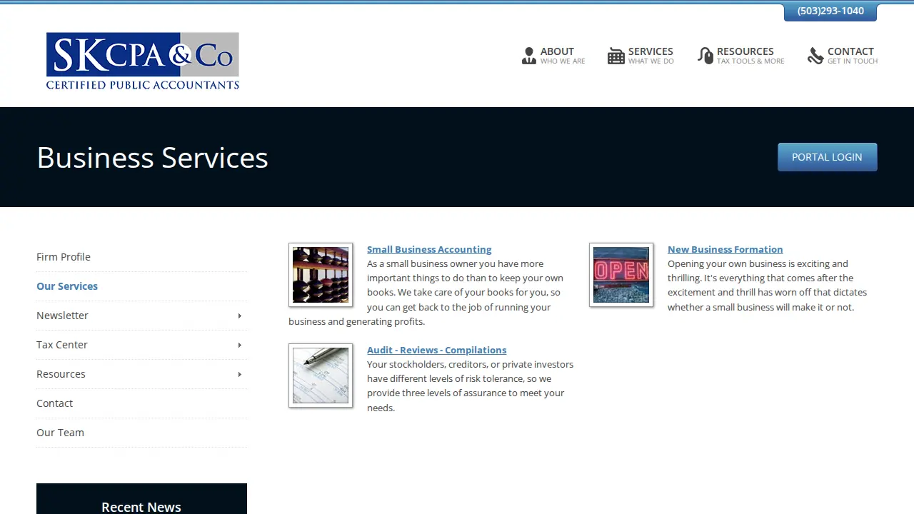 SKCPA&CO page