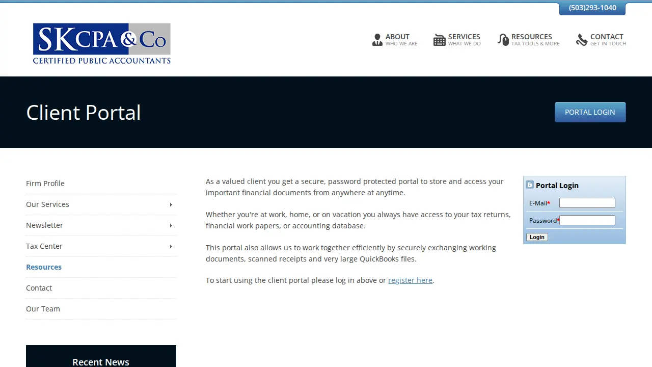 SKCPA&CO page