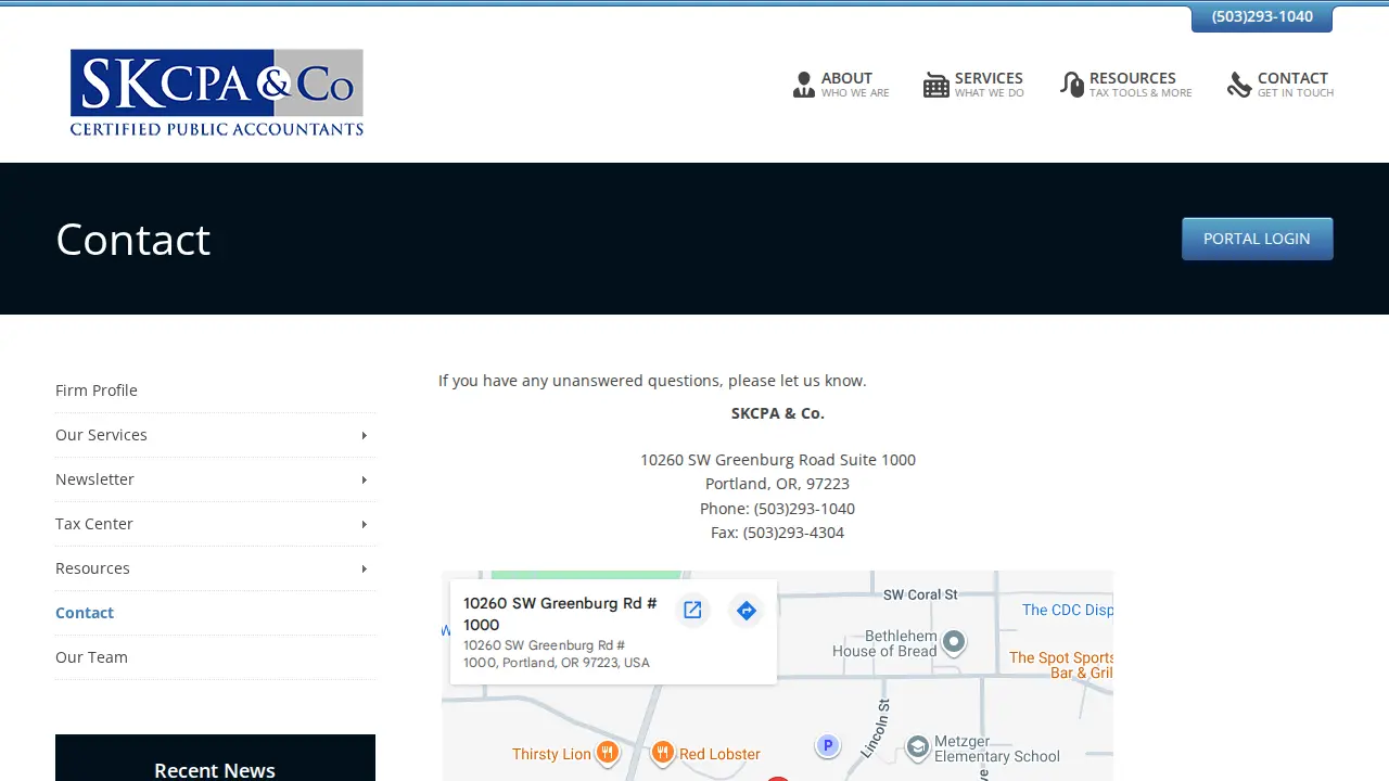 SKCPA&CO page