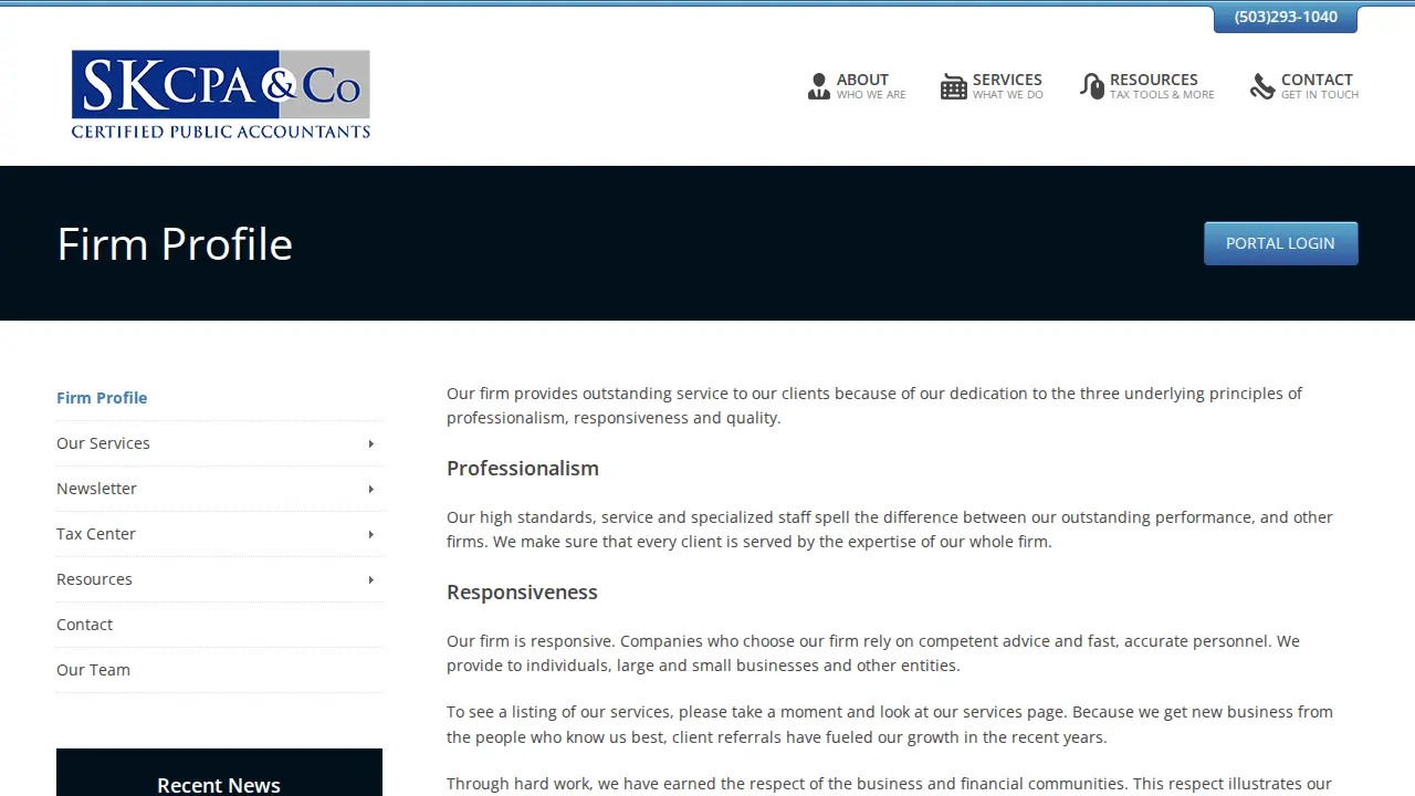 SKCPA&CO page