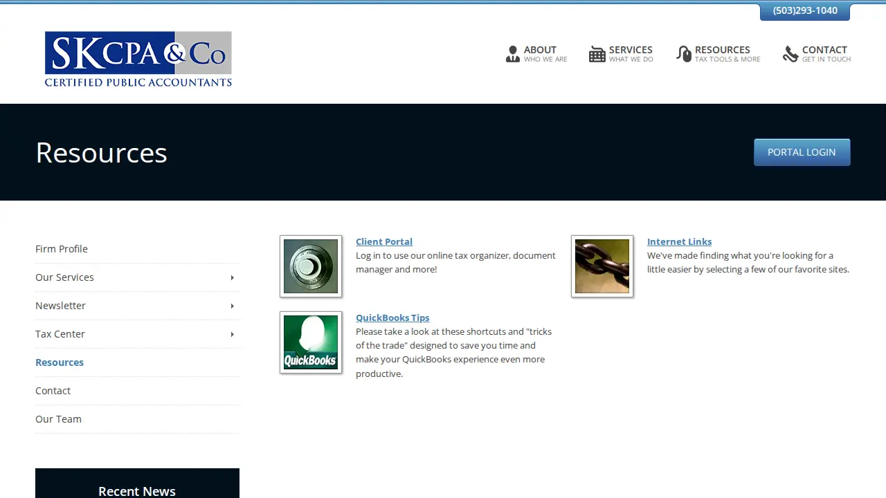 SKCPA&CO page