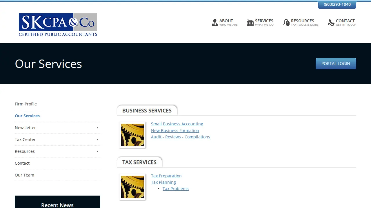 SKCPA&CO page