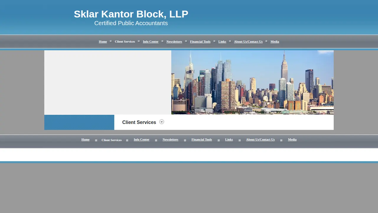 Sklar Kantor Block, LLP page