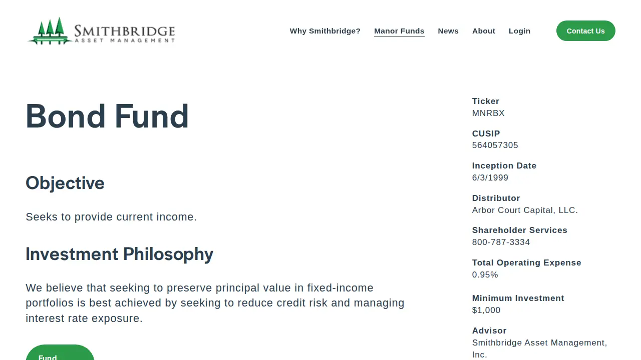 Smithbridge Asset Management, Inc. page