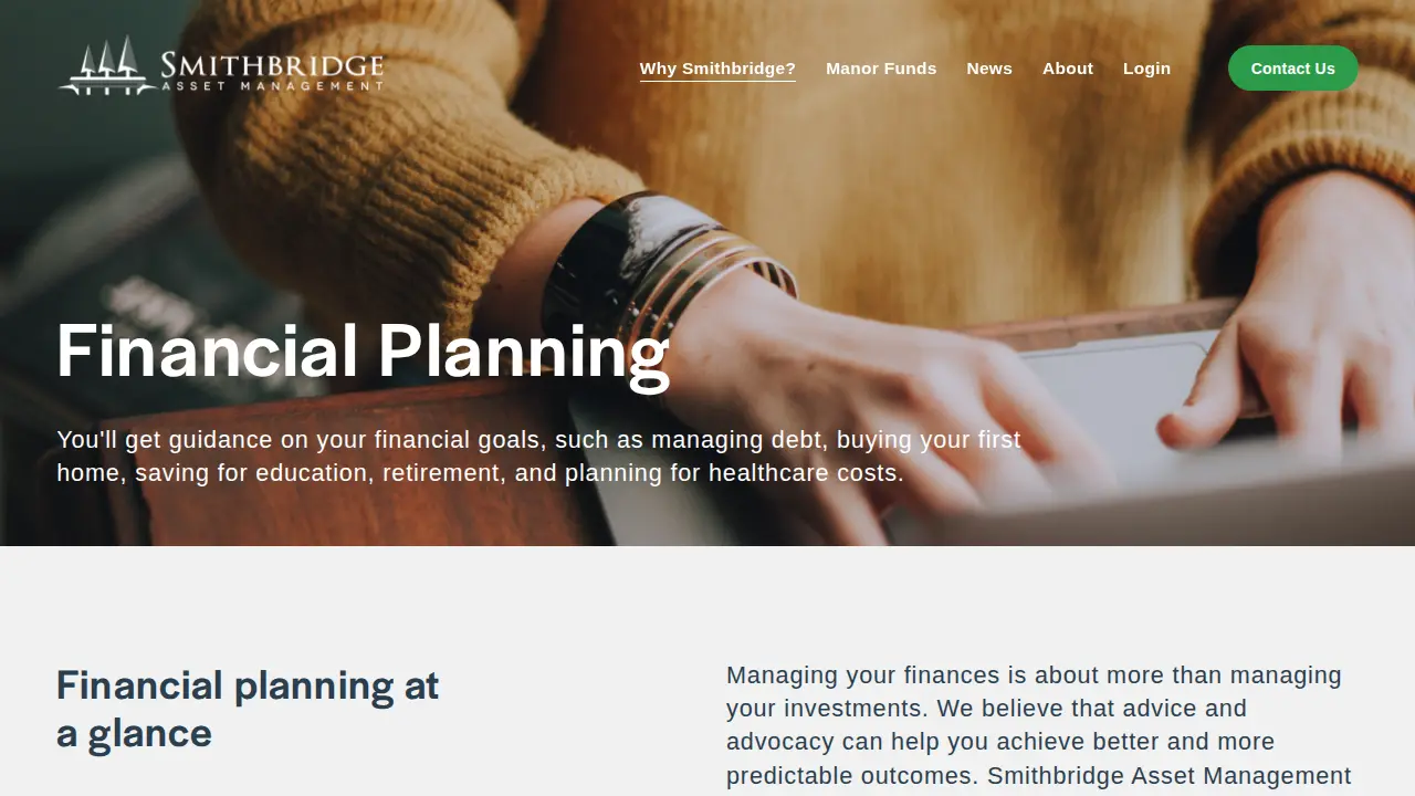 Smithbridge Asset Management, Inc. page
