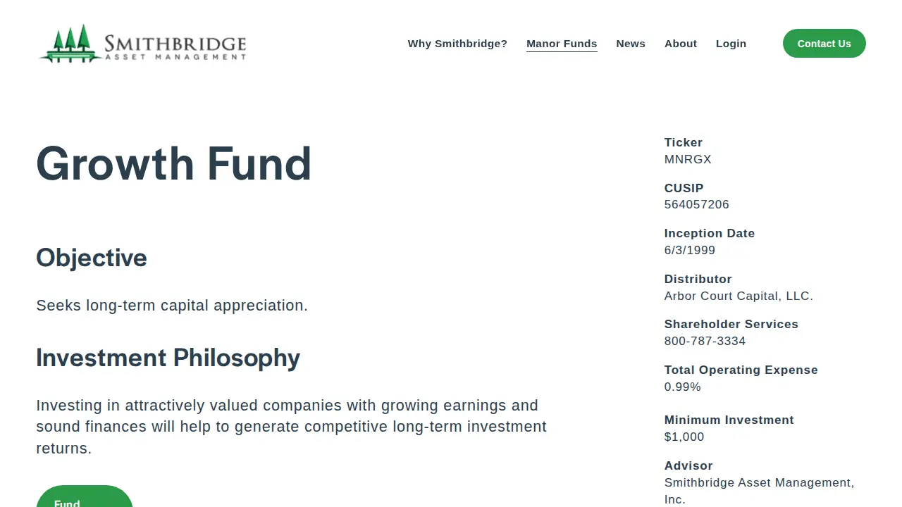 Smithbridge Asset Management, Inc. page