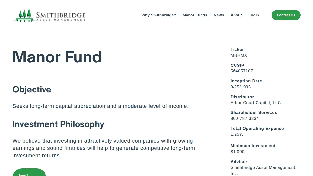 Smithbridge Asset Management, Inc. page