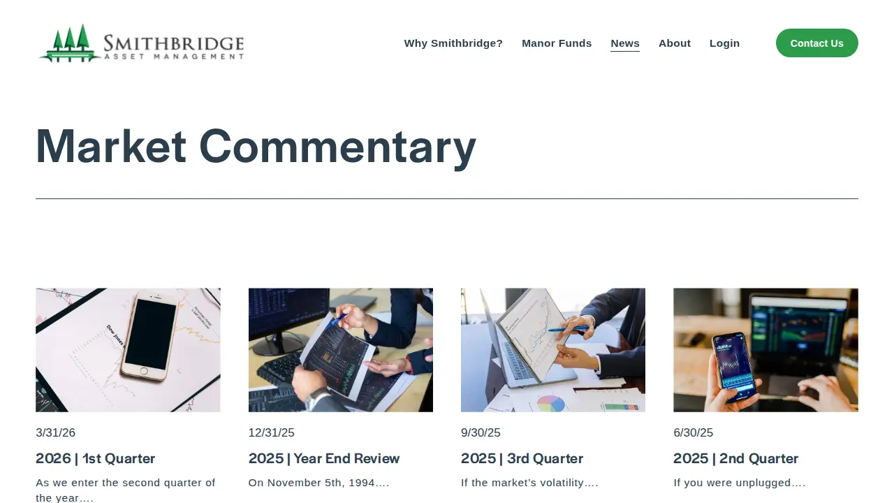 Smithbridge Asset Management, Inc. page