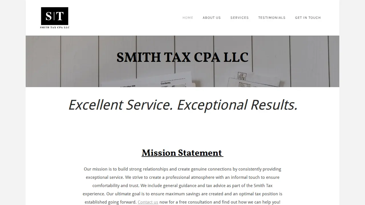 Smith Tax CPA, LLC page