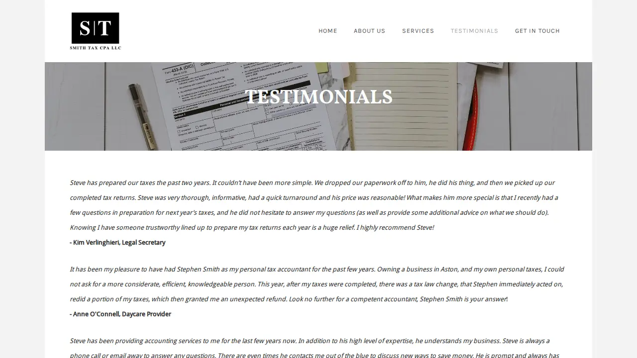 Smith Tax CPA, LLC page