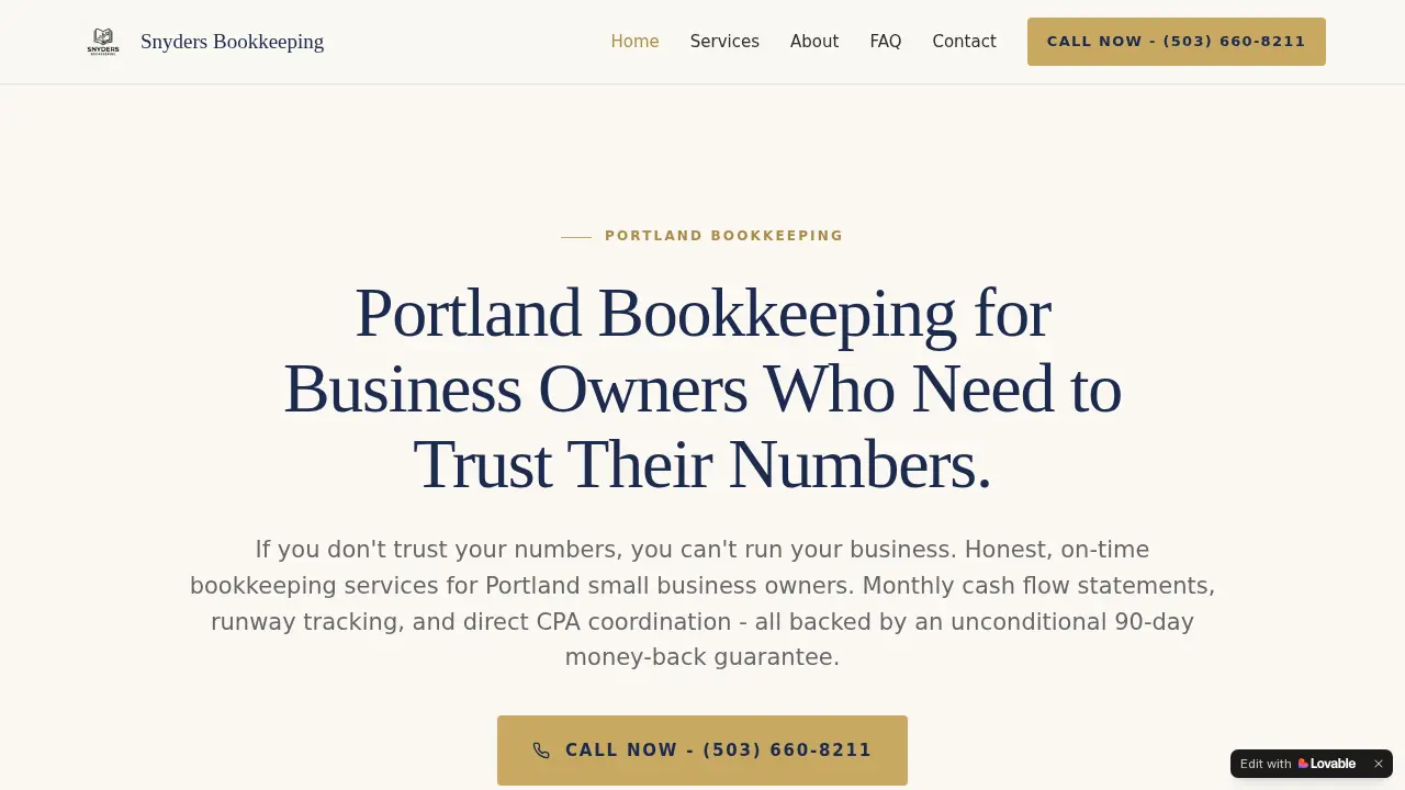 Snyders Bookkeeping