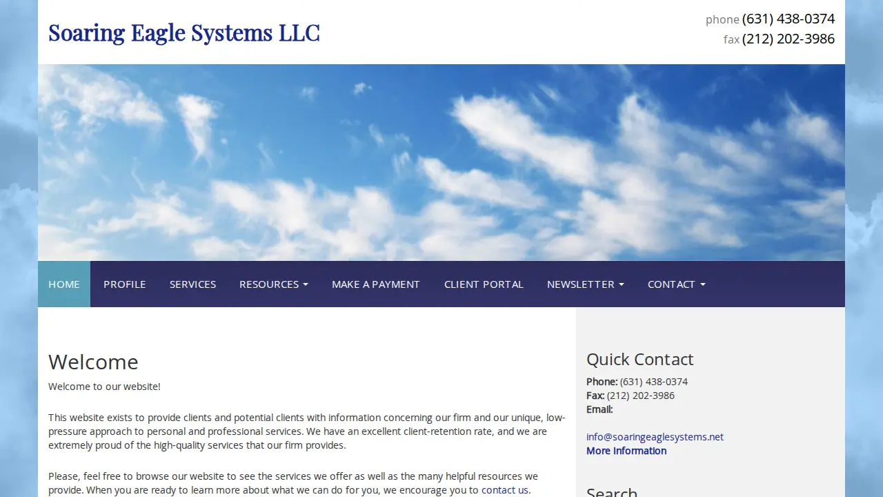 Soaring Eagle Systems LLC page