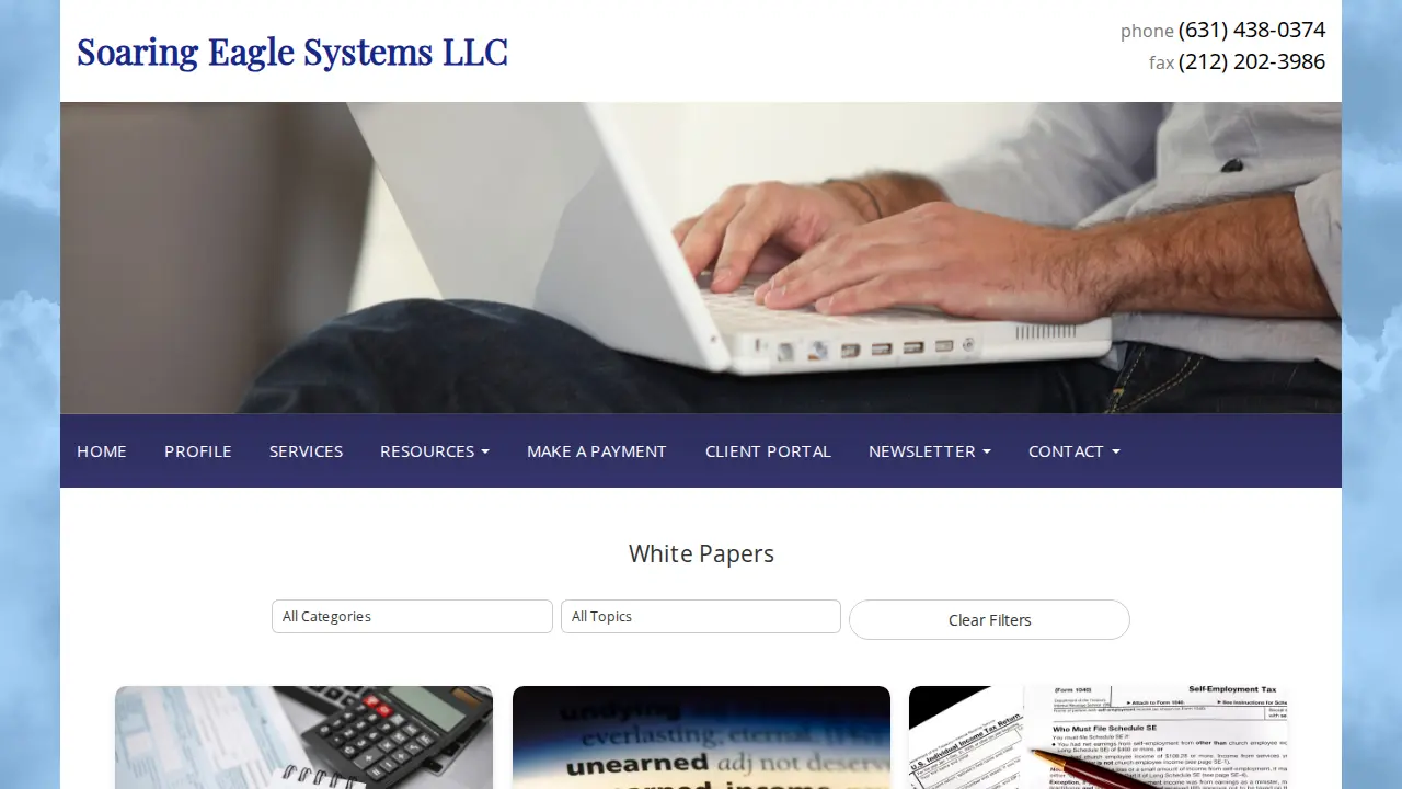 Soaring Eagle Systems LLC page