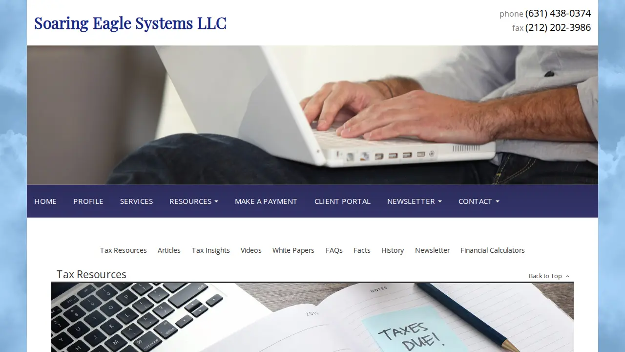 Soaring Eagle Systems LLC page