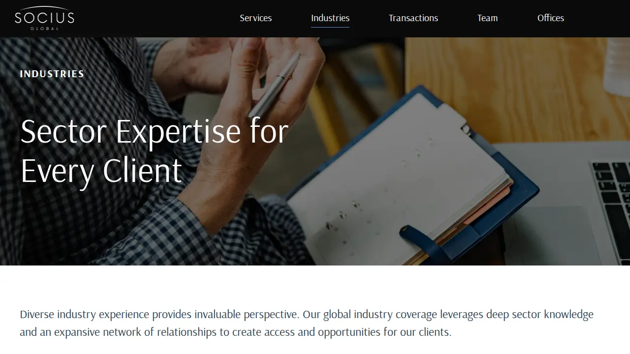 Socius Global page