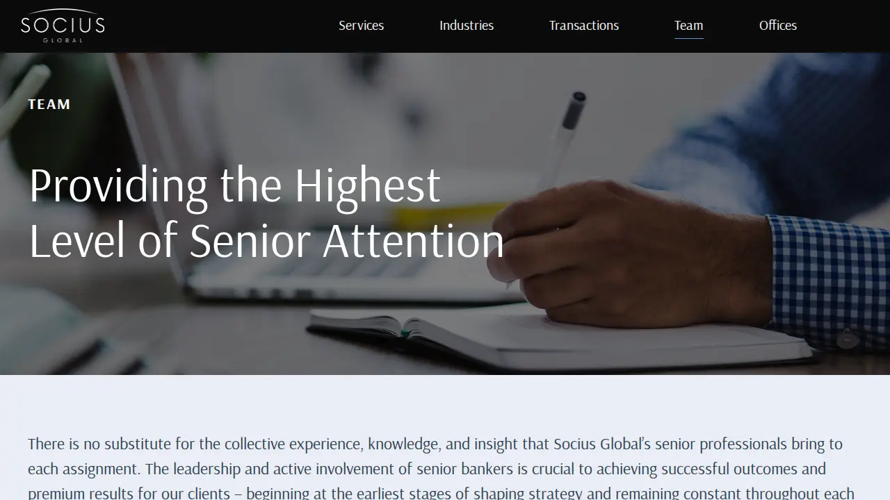 Socius Global page