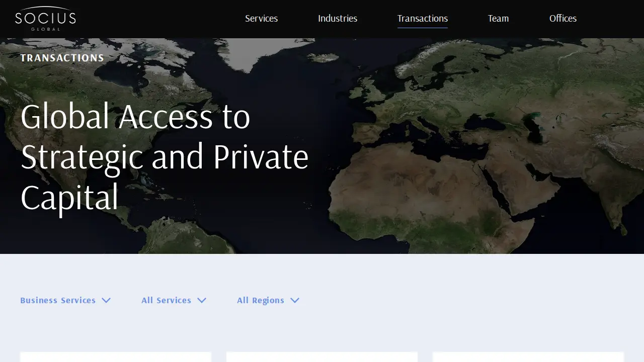 Socius Global page